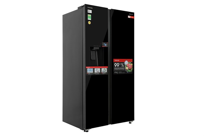 Tủ Lạnh Toshiba Inverter 568 Lít Side By Side GR-RS755WIA-PGV(22)-XK